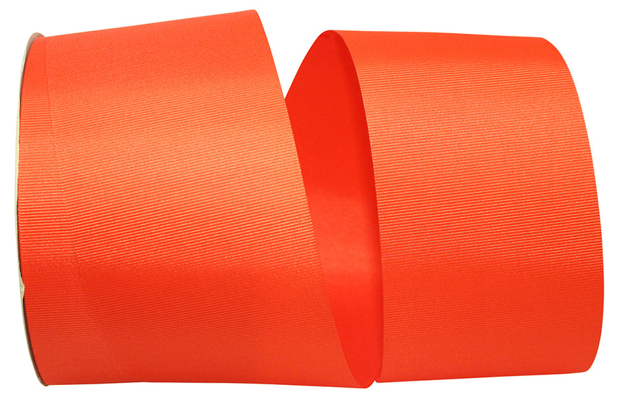 Orange 3 Inch Grosgrain Allure Ribbon for Wreaths & Bows