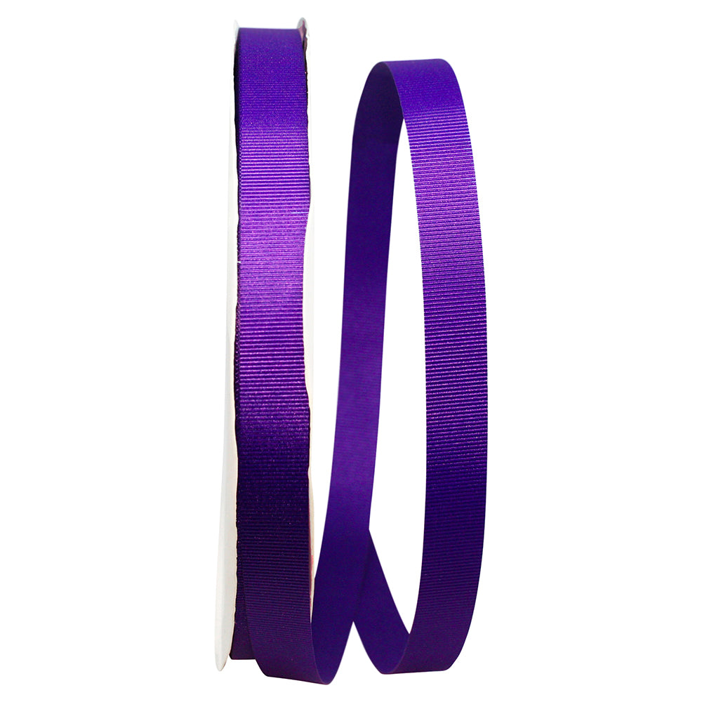 Purple 5 8 Inch Grosgrain Allure Ribbon for Wreaths & Bows