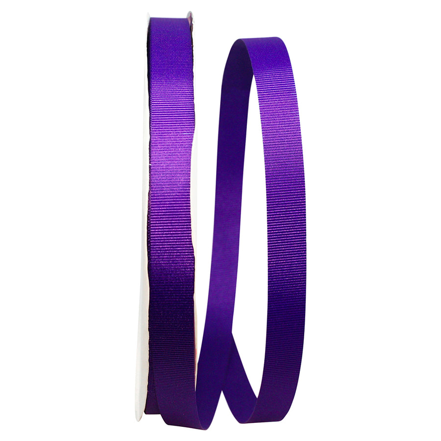 Purple 5 8 Inch Grosgrain Allure Ribbon for Wreaths & Bows