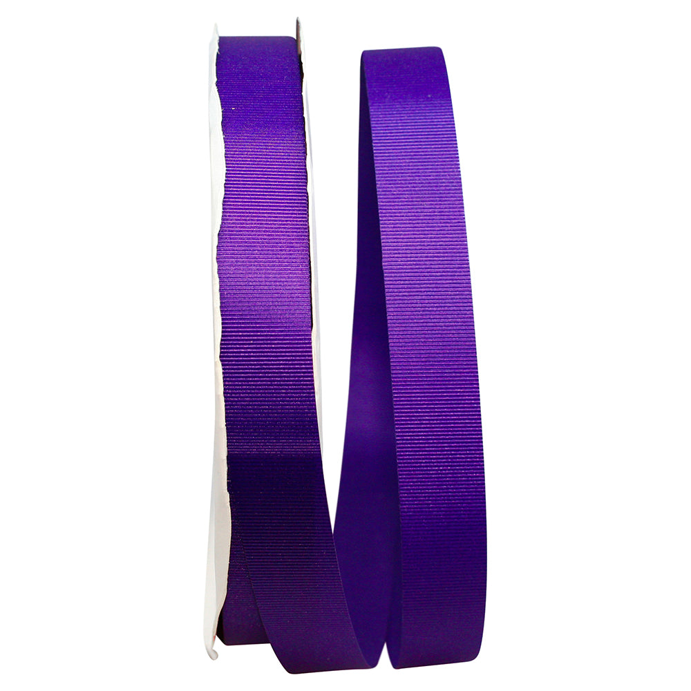 Purple 7 8 Inch Grosgrain Allure Ribbon for Wreaths & Bows