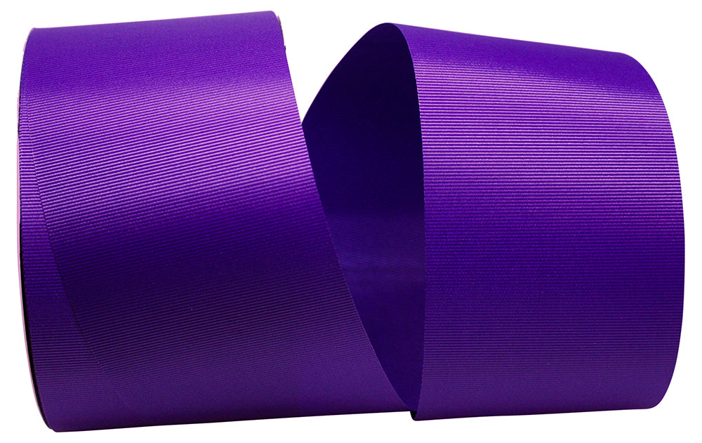 Purple 3 Inch Grosgrain Allure Ribbon for Wreaths & Bows