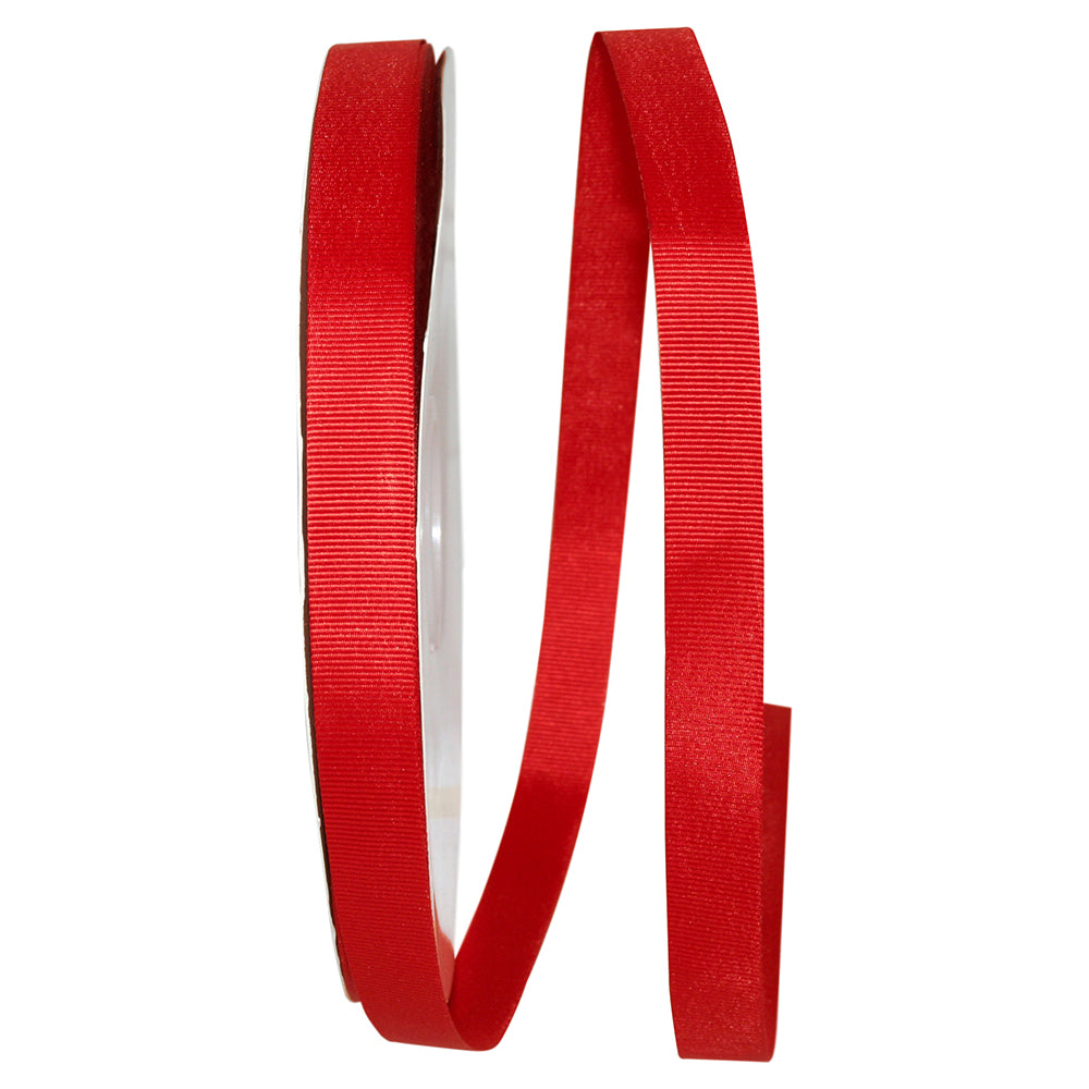 Red 5 8 Inch Grosgrain Allure Ribbon for Wreaths & Bows