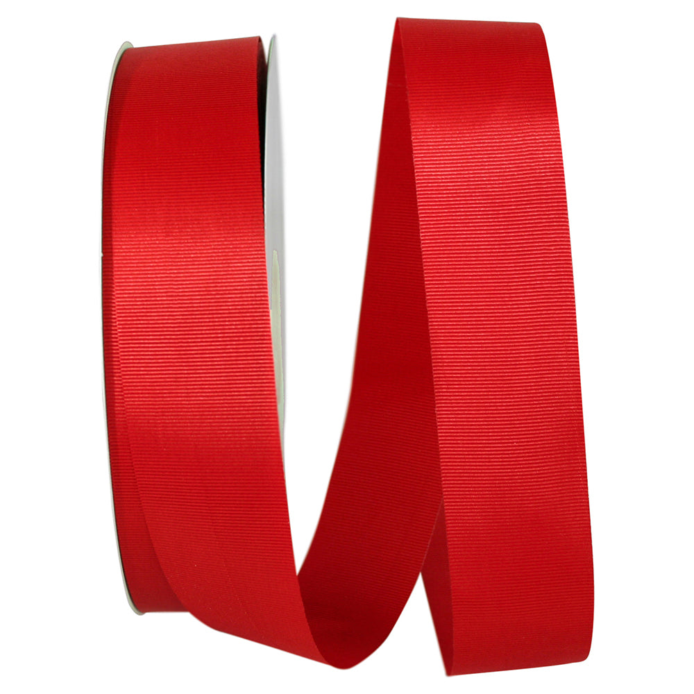 Red 1-1 2 Inch Grosgrain Allure Ribbon for Wreaths & Bows