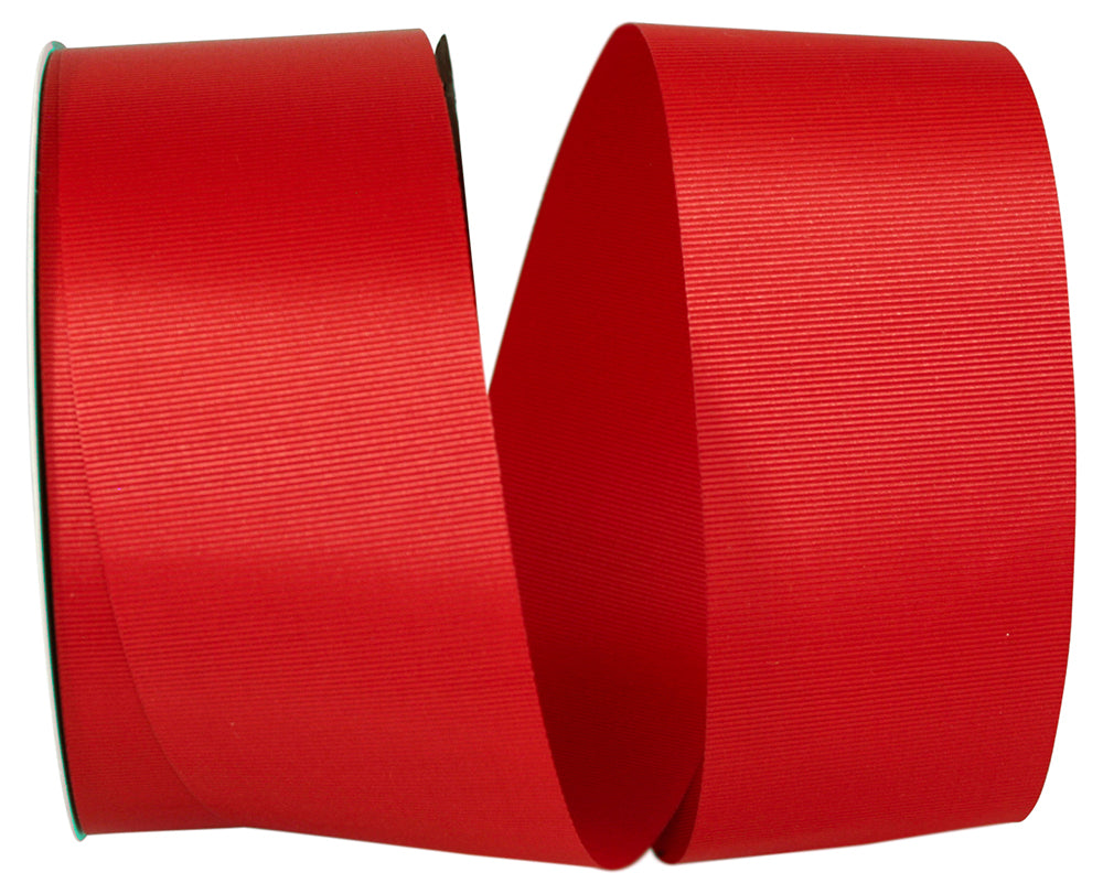 Red 2-1 4 Inch Grosgrain Allure Ribbon for Wreaths & Bows