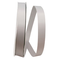 Silver 7 8 Inch Grosgrain Allure Ribbon for Wreaths & Bows