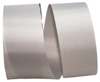 Silver 2-1 4 Inch Grosgrain Allure Ribbon for Wreaths & Bows
