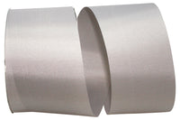 Silver 3 Inch Grosgrain Allure Ribbon for Wreaths & Bows
