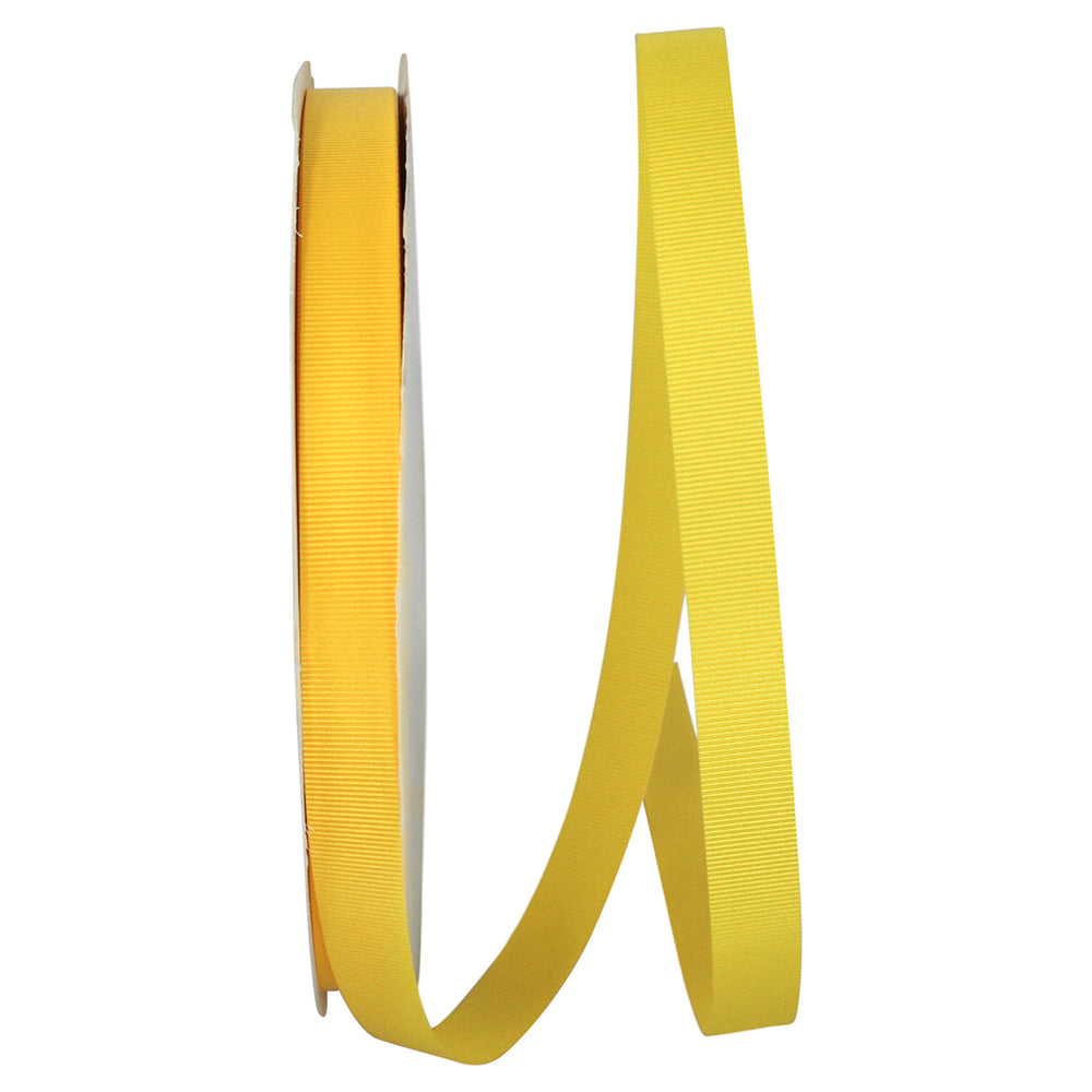 Yellow 5 8 Inch Grosgrain Allure Ribbon for Wreaths & Bows