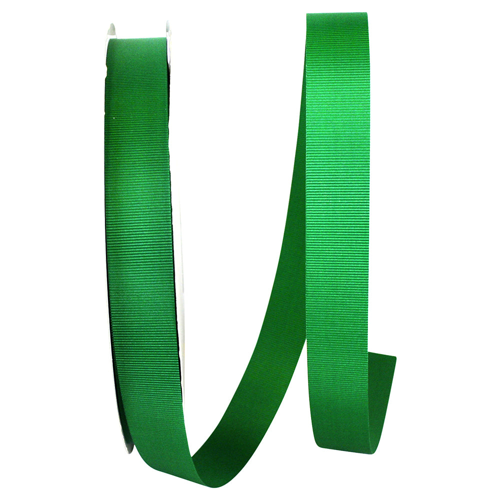 Emerald 7 8 Inch Grosgrain Allure Ribbon for Wreaths & Bows