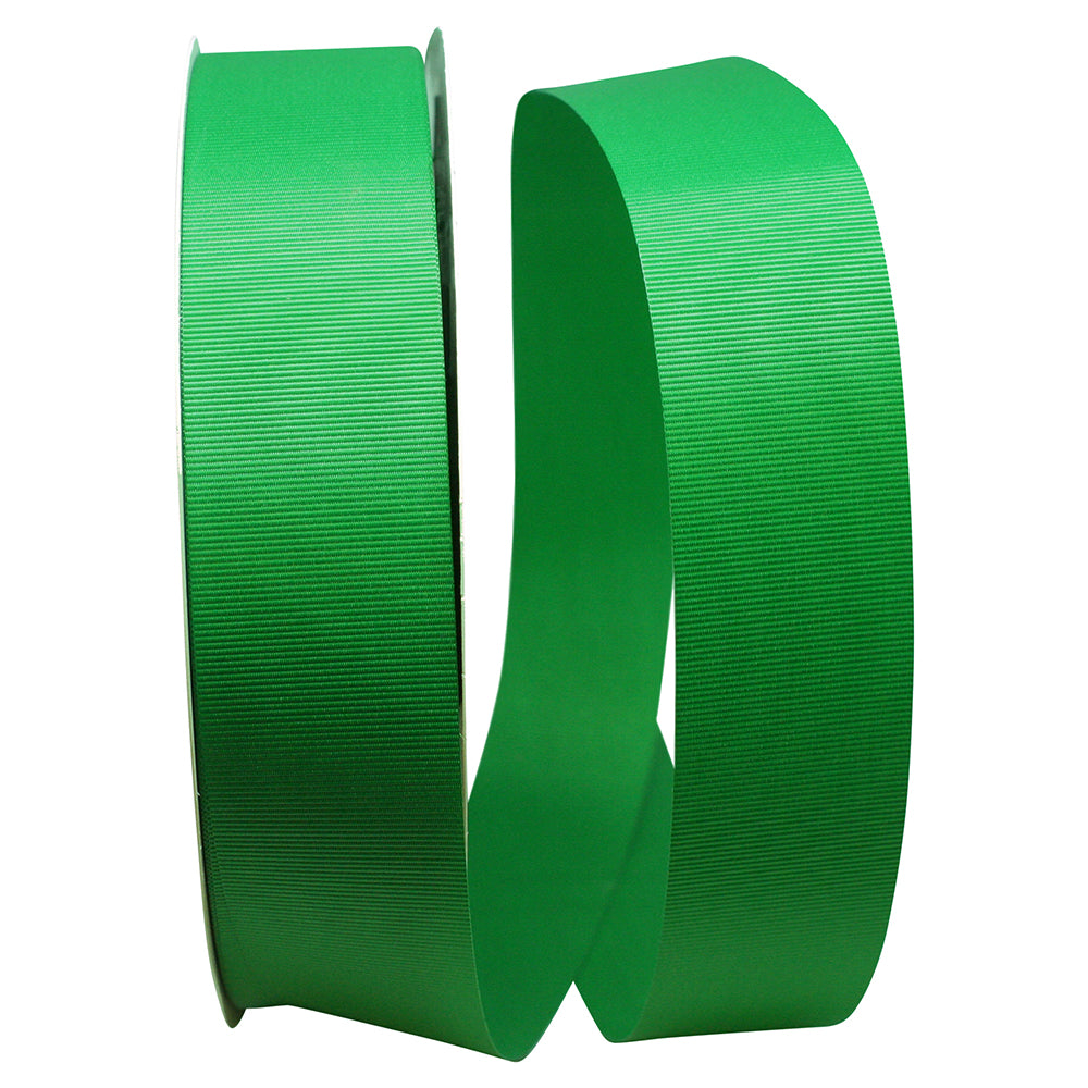 Emerald 1-1 2 Inch Grosgrain Allure Ribbon for Wreaths & Bows