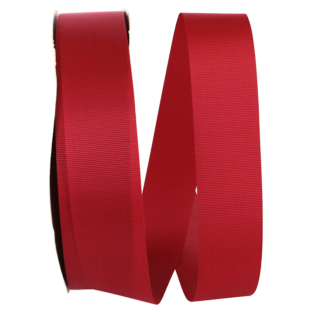 Grosgrain Allure Ribbon Scarlet 1-1/2 Inch for Bows