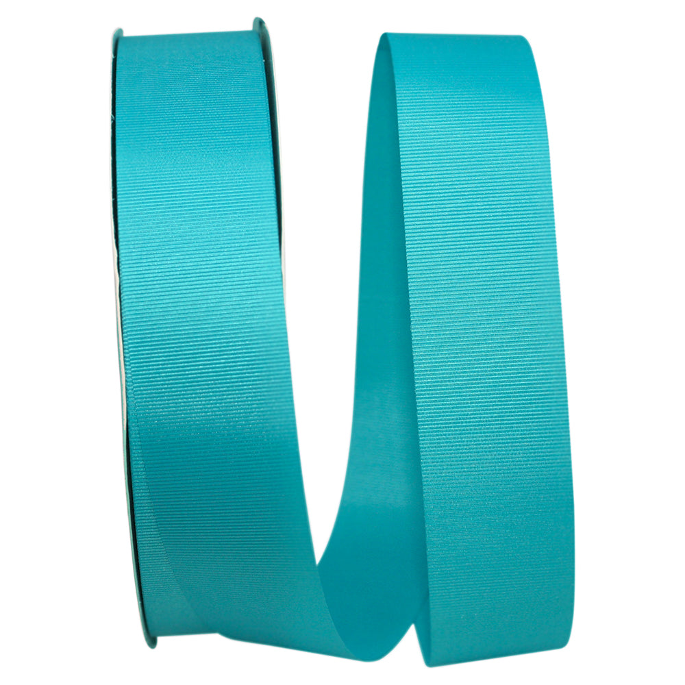 Turquoise Grosgrain Ribbon 1-1/2 Inch for Wreaths and Bows