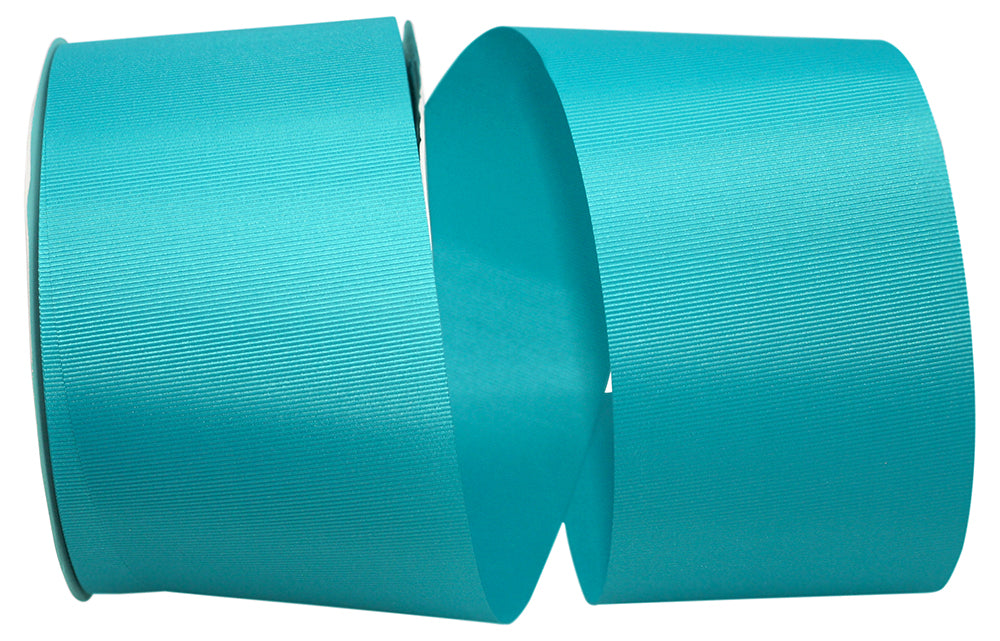 Grosgrain Allure Ribbon Turquoise 3 Inch for Wreaths