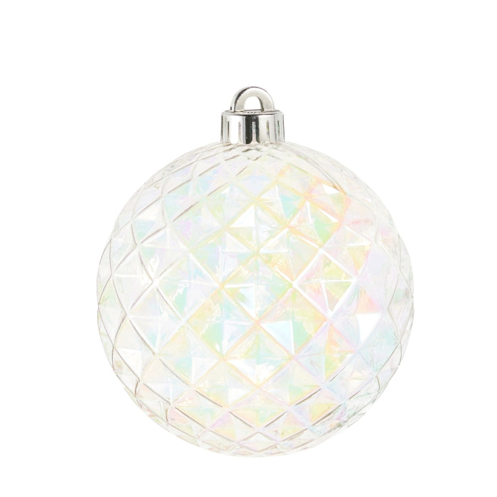 5" Iridescent Textured Ball Ornament