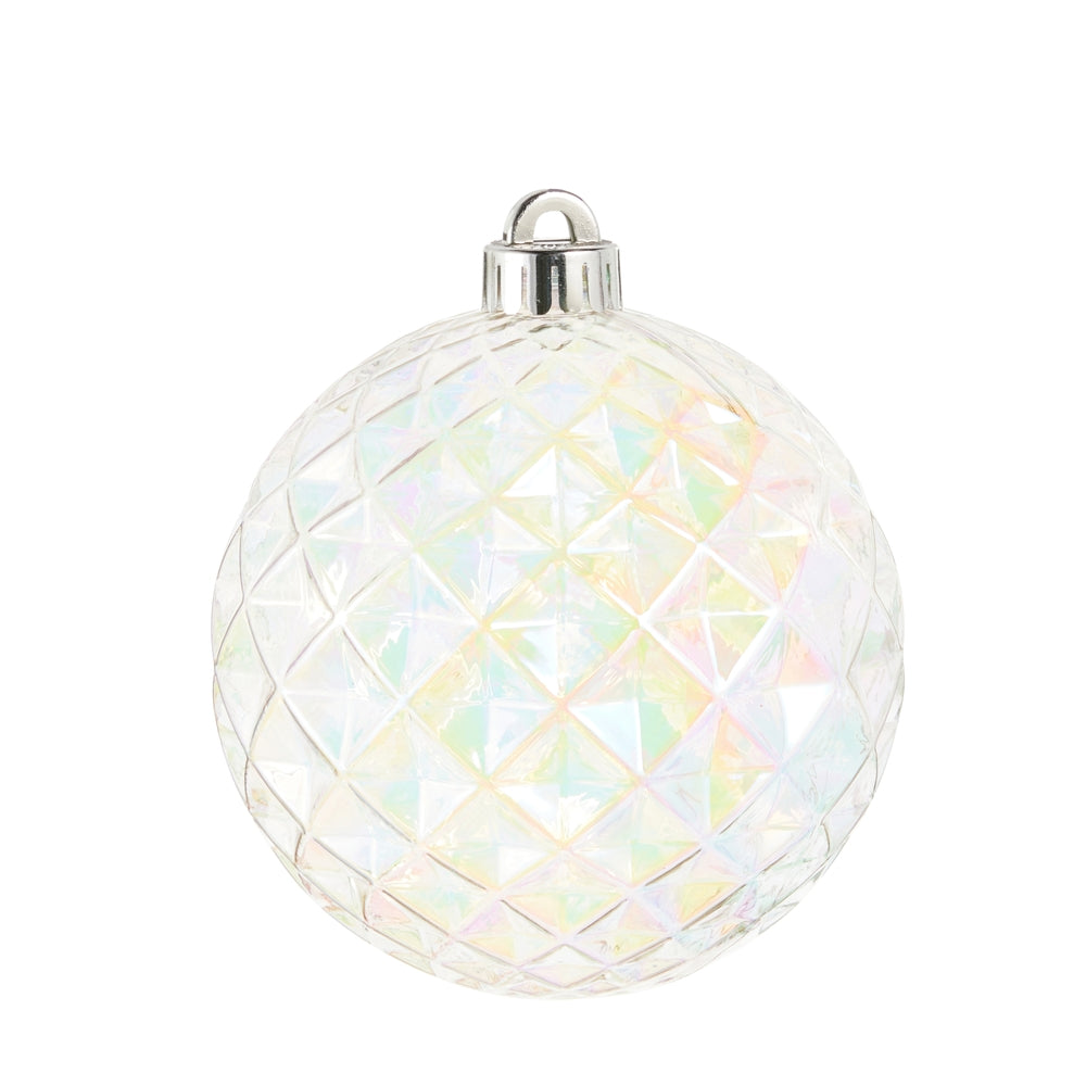 5" Iridescent Textured Ball Ornament