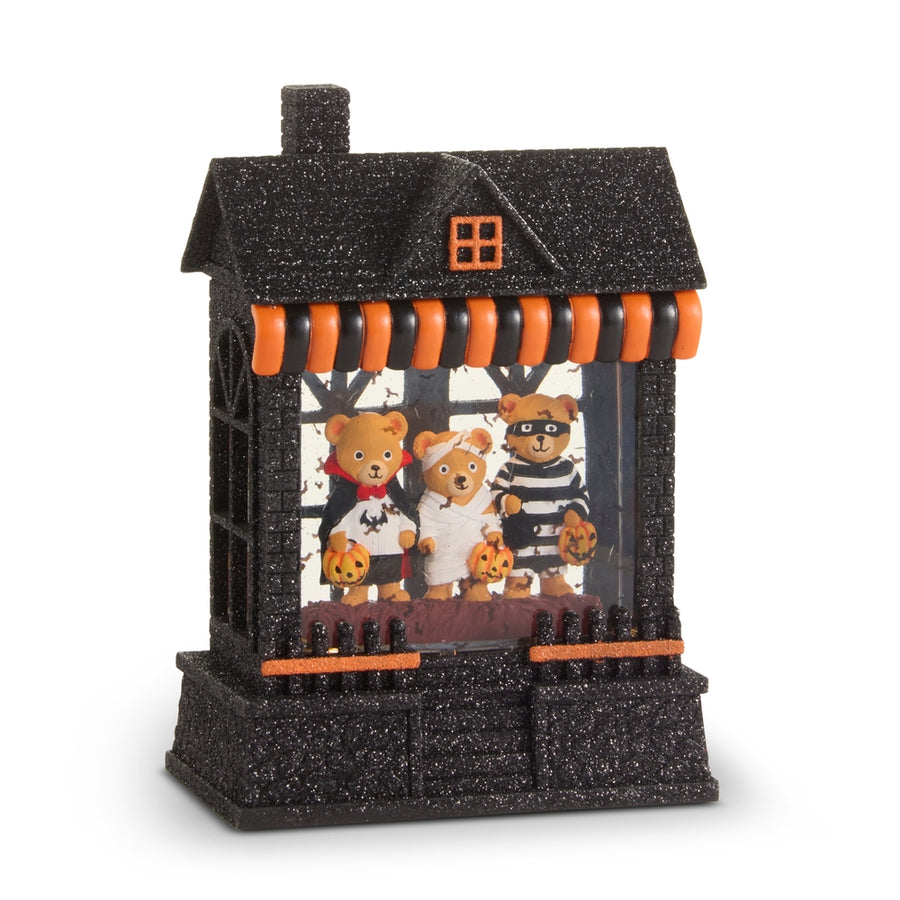 7.5" Beary Scary Treat-or-Treat Lighted Water Lantern