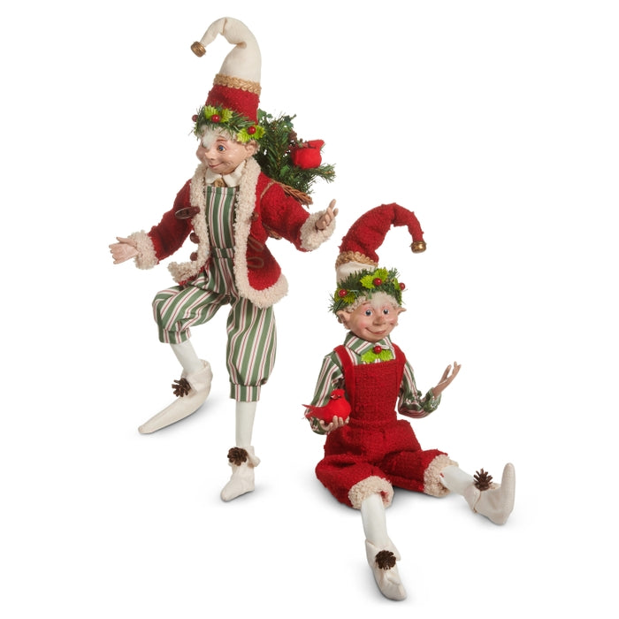 16" Yuletide Traditions Posable Elf