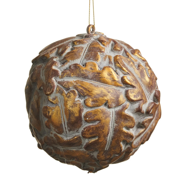4.5" Antique Gold Ornaments