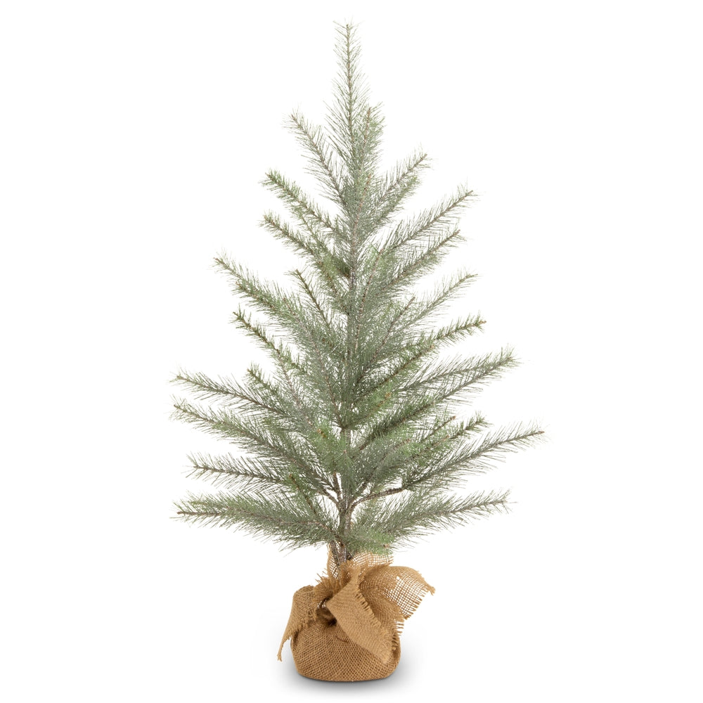 36" Glittered Pine Tree
