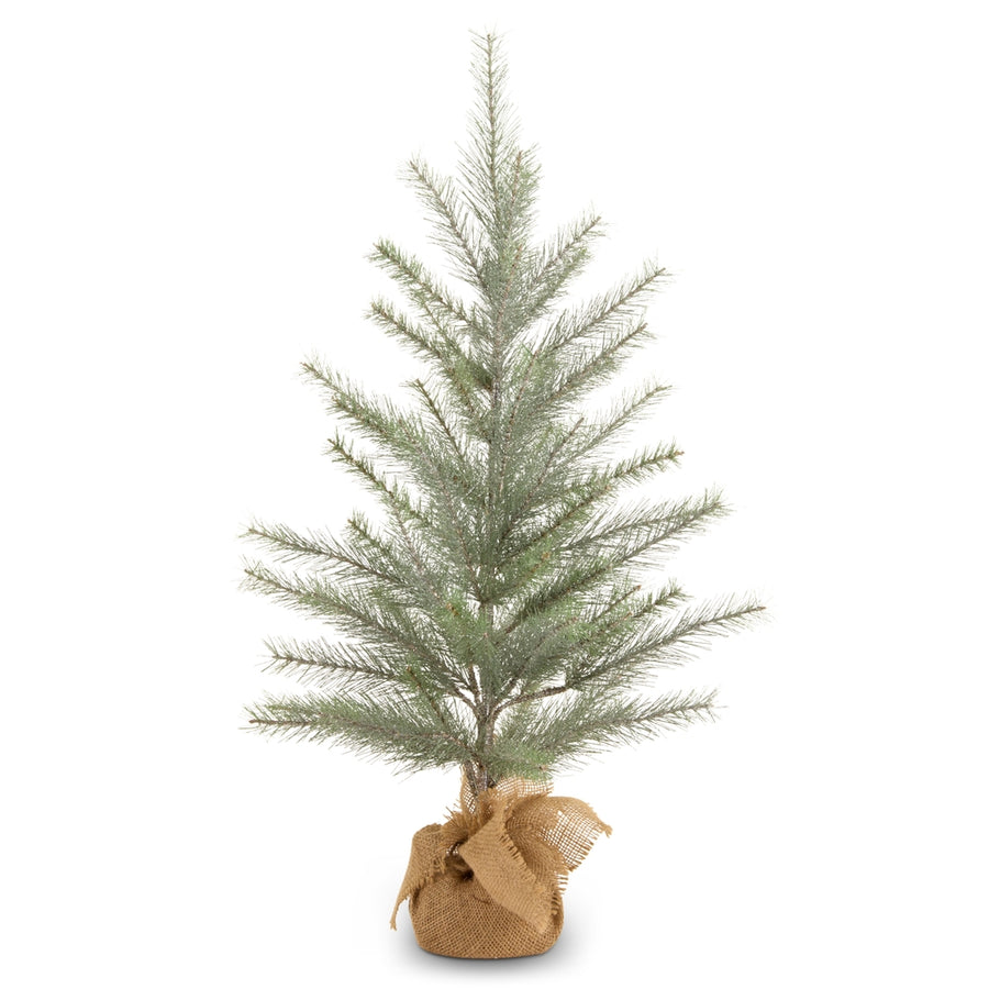 36" Glittered Pine Tree