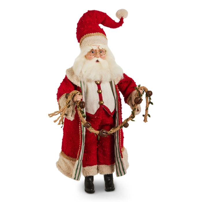 22" Yuletide Santa with Bells