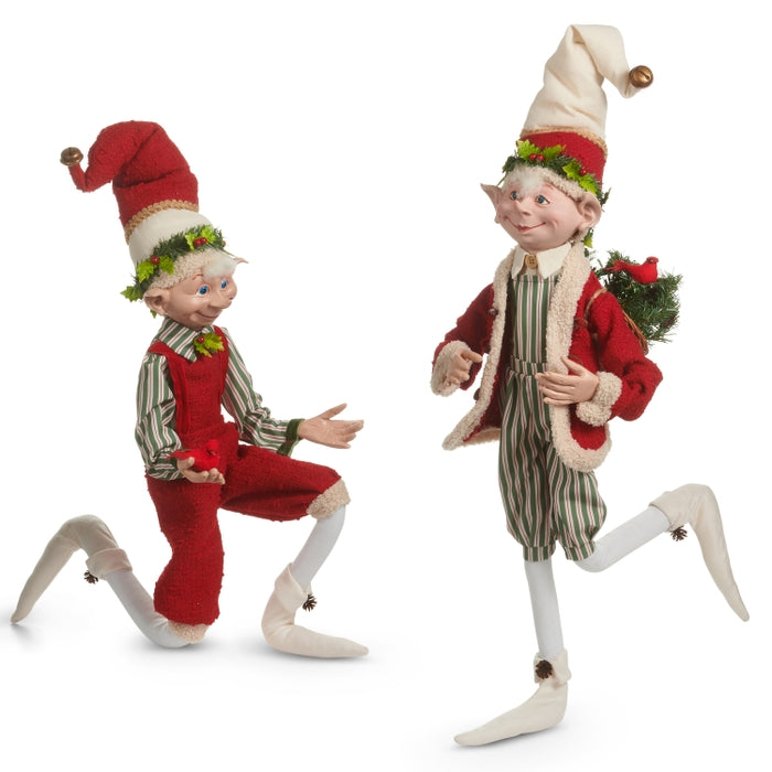 31" Yuletide Traditions Posable Elf