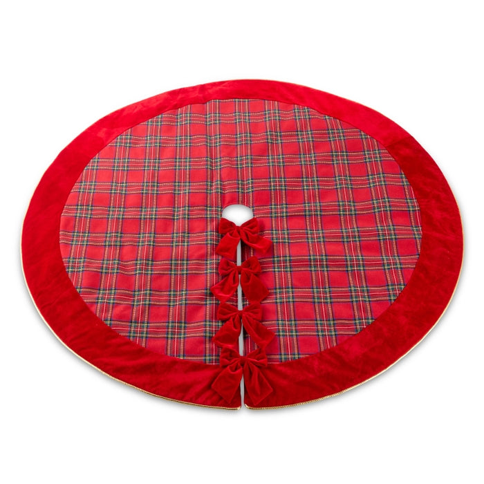 60.5" Plaid Tree Skirt