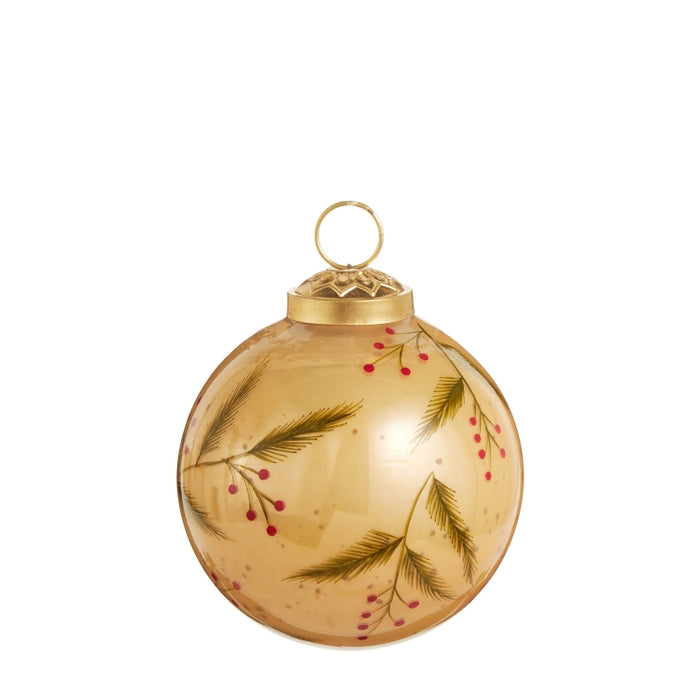 3" Greenery Ball Ornament