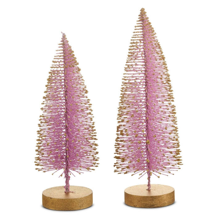 12" Purple Bottle Brush Tree