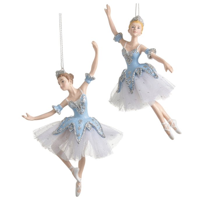 6" Dancing Blue Ballerina Ornament