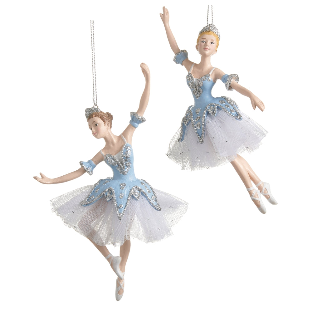 6" Dancing Blue Ballerina Ornament