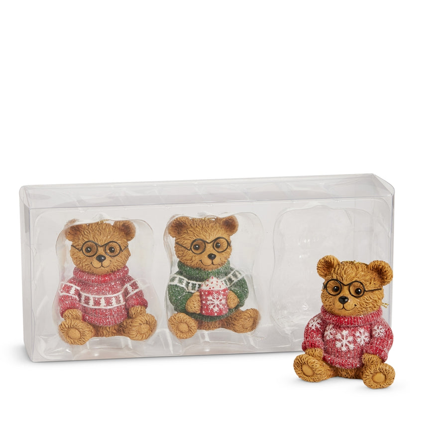 3.75" Beary Cozy Christmas Ornament
