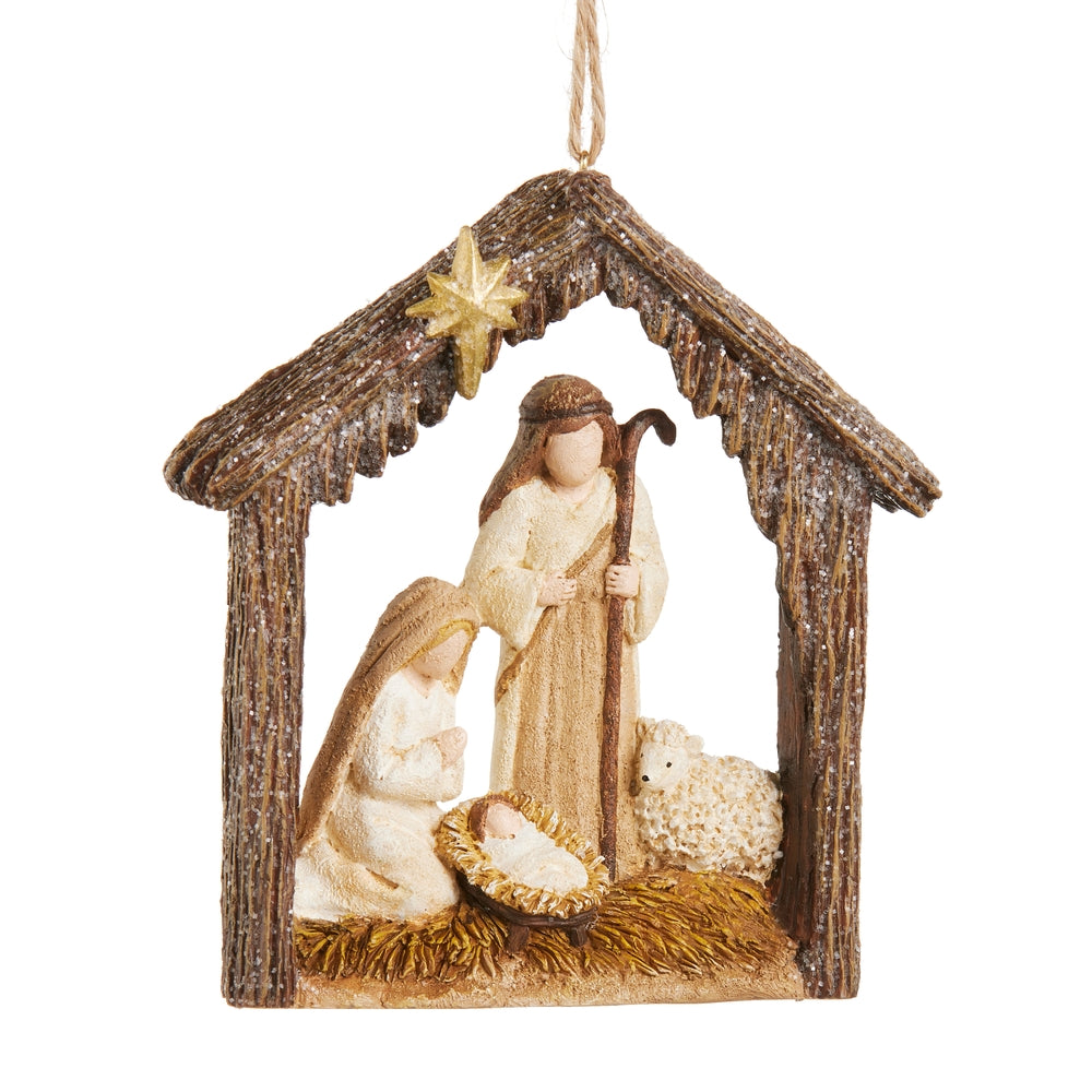 4.5" Holy Family Ornament