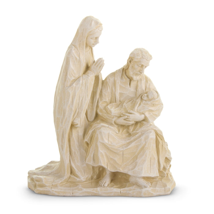 7.75" Distressed Finish Holy Family