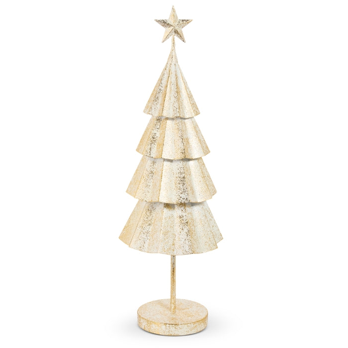 31.5" Gold Brush Ivory Tree
