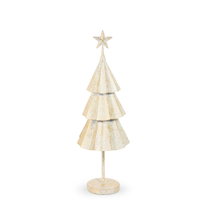 27.5" Gold Brush Ivory Tree