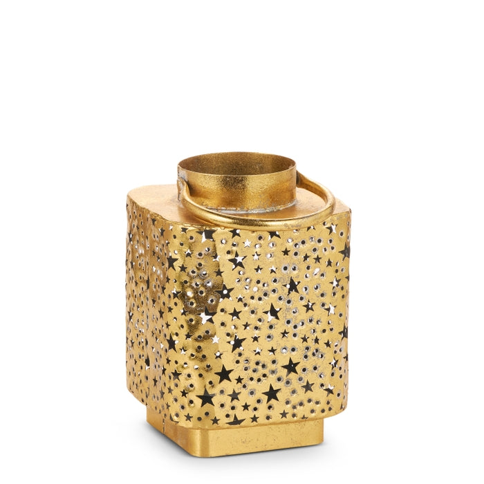 8" Gold Star Lantern