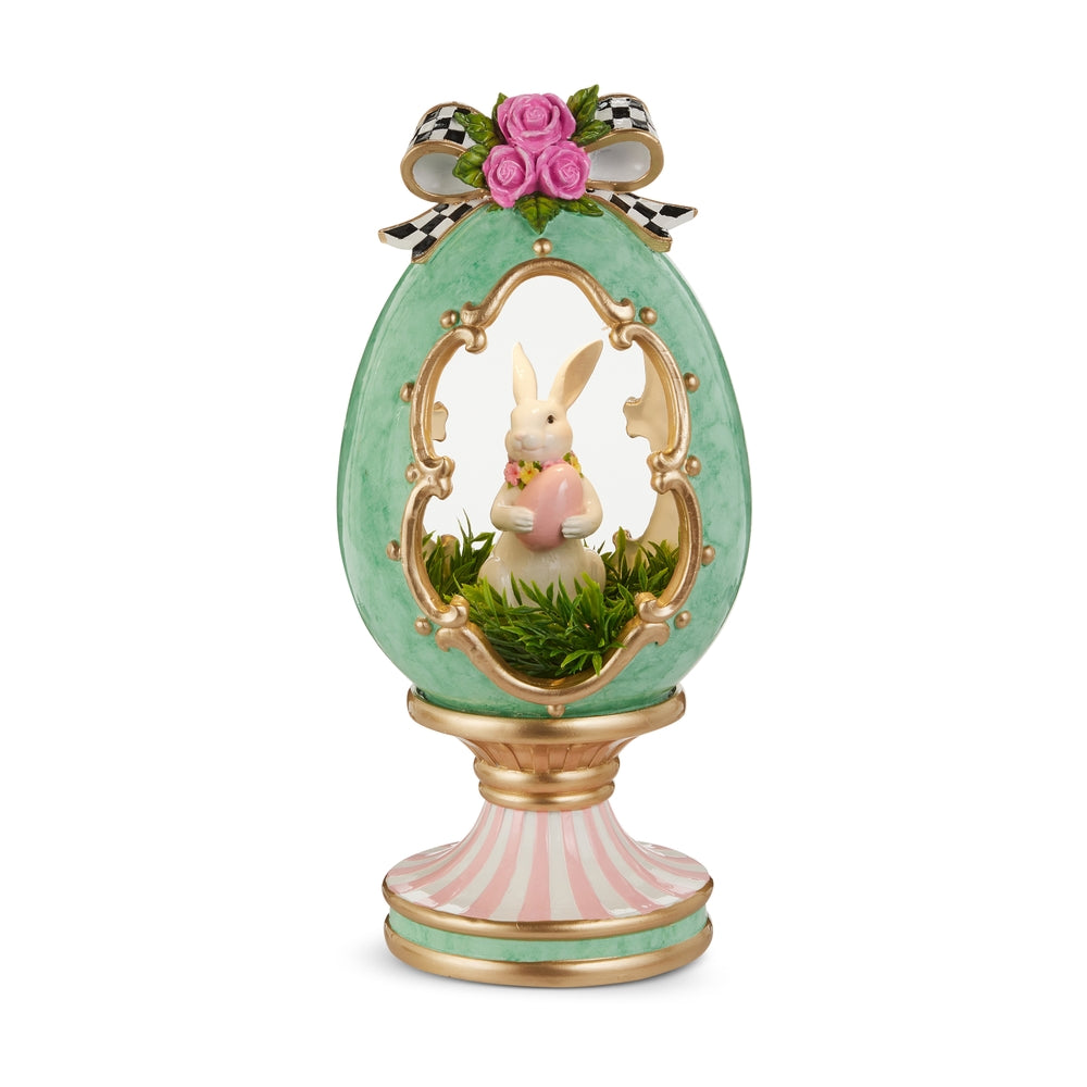 12" Animated Bunny in Lighted Egg