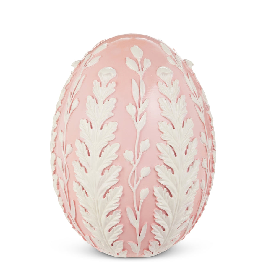 10" Pink Fretwork Egg