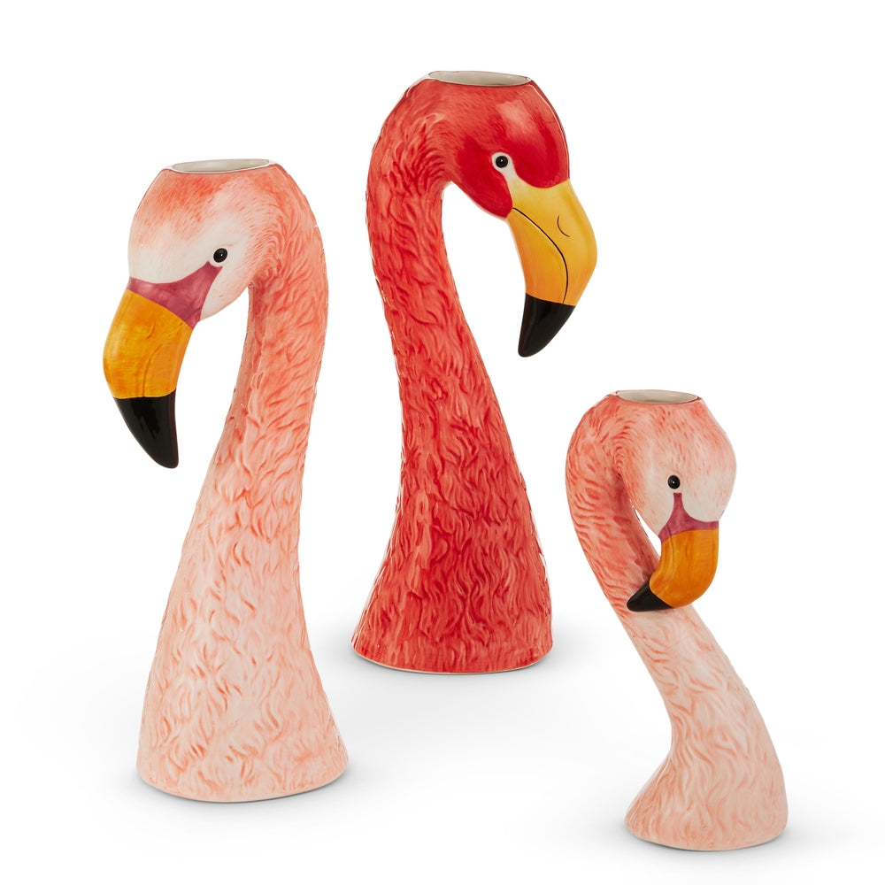 Preorder 14" Flamingo Head Vase