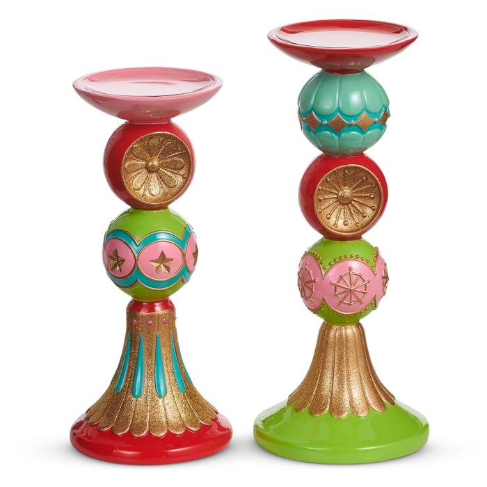 10" Reflector Ornament Candle Holder