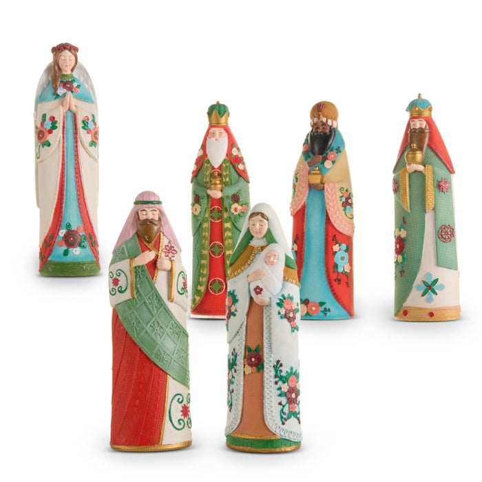 8" Embroidery Nativity