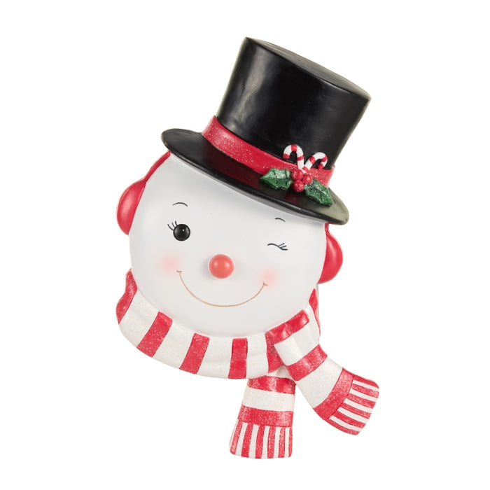 18" Vintage Snowman Wall Art