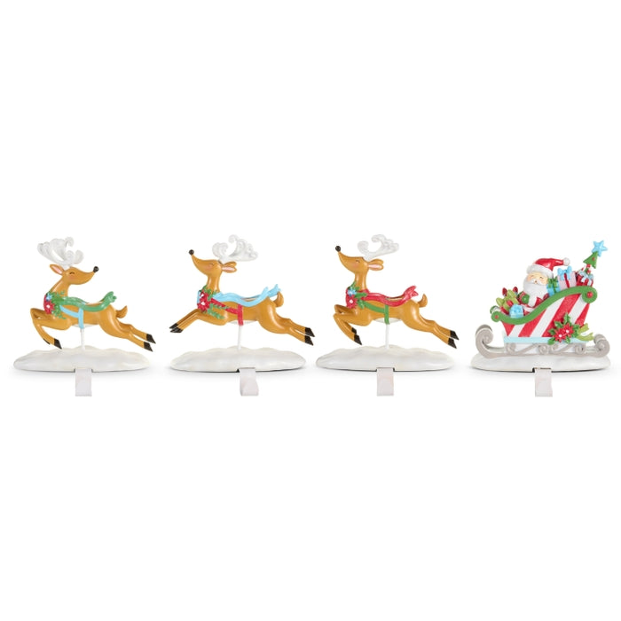 7" Santa's Adventures Stocking Holder