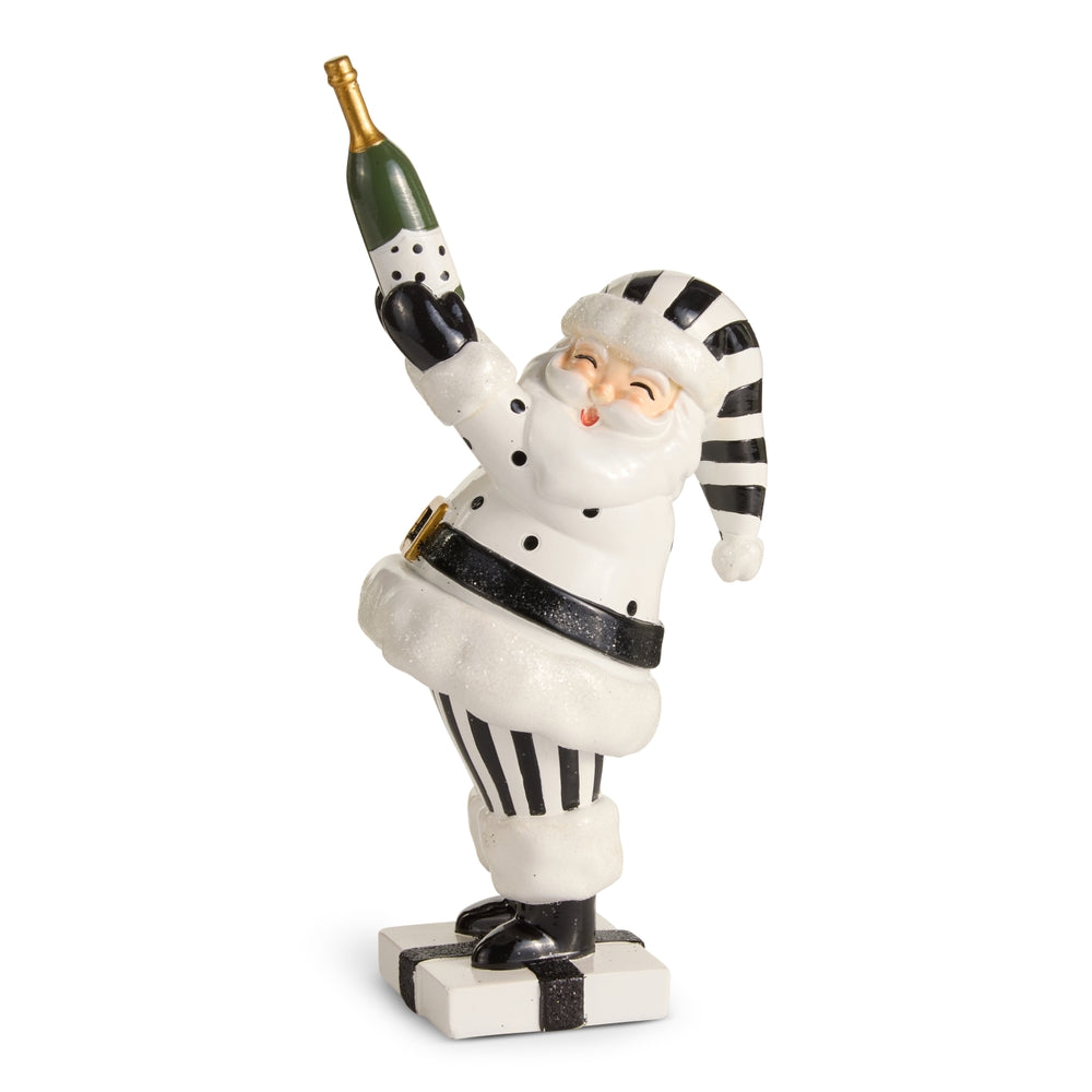 15" Champagne Service Santa