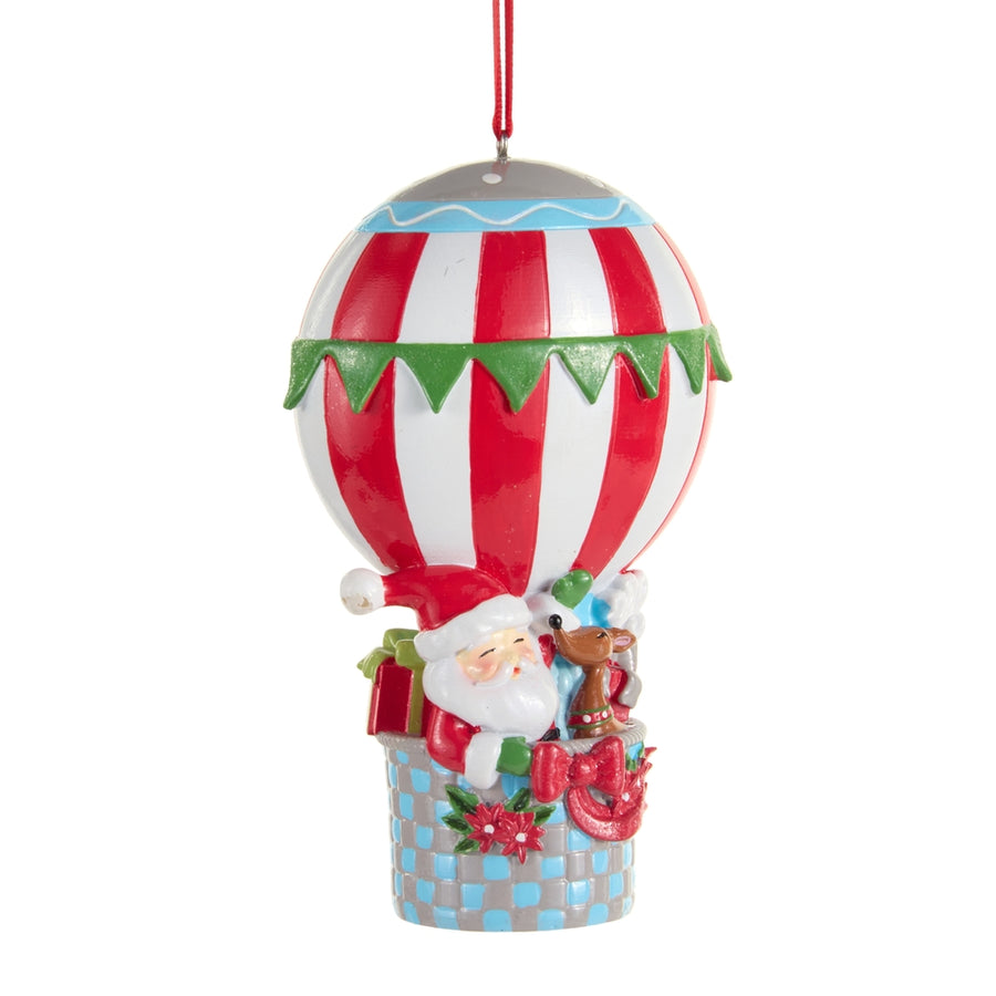 5" Santa's Balloon Adventures Ornament