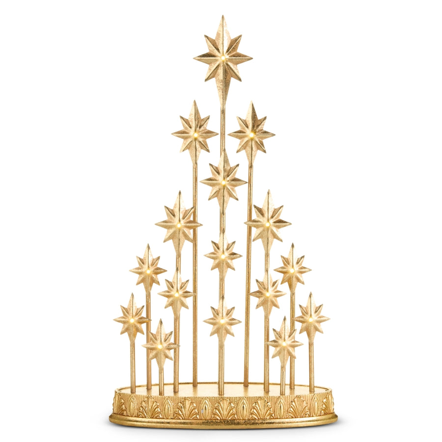 19.5" Lighted Star Mantel Decor