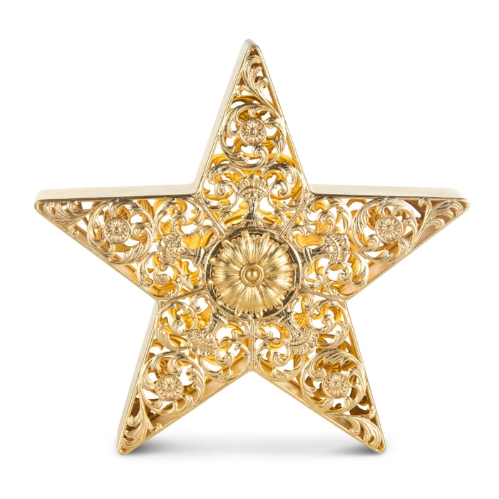 16.5" Lighted Filigree Star Lantern