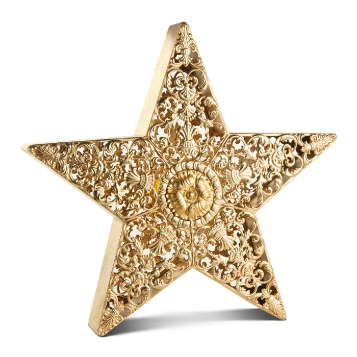 25" Lighted Filigree Star Lantern