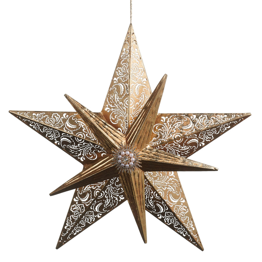 13.75" Hanging Starburst Ornament